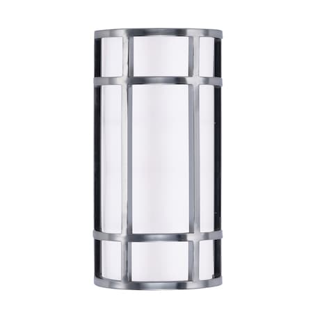 Maxim Lighting Moon Ray 1-Light 6" Wide Satin Nickel Outdoor Wall Sconce 55571WTSN